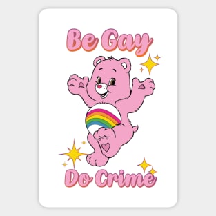 Be Gay - LGBTQ - Innocent Cartoon Meme Design Sticker